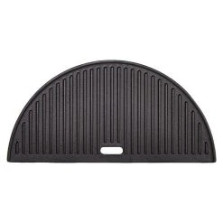 BAUHAUS Kamado Joe Grillplatte Doppelseitig Halbrund Gusseisen, Passend Für: Kamado Joe Holzkohlegrill Classic