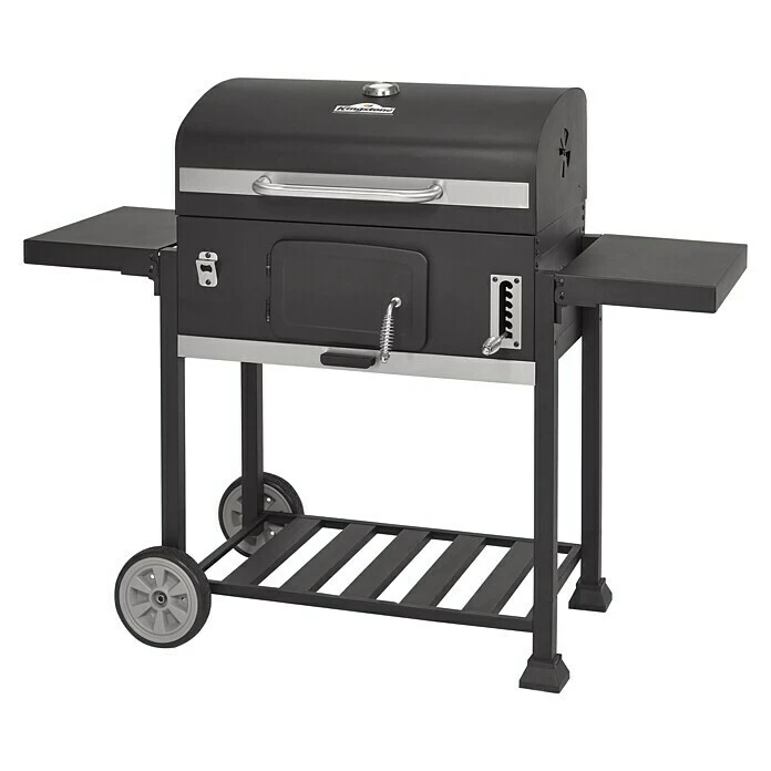 BAUHAUS Kingstone KMS Smoker Black Angus XXL Mit Rollwagen, Hauptgrillfläche: 70 X 43,5 Cm 3 BAUHAUS Kingstone KMS Smoker Black Angus XXL Mit Rollwagen, Hauptgrillfläche: 70 X 43,5 Cm