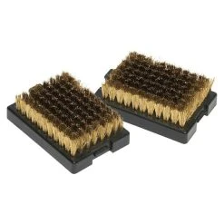 BAUHAUS Outdoorchef Grillreinigungsbürste Ersatzköpfe Messing, 2 Stk.