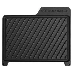 BAUHAUS Outdoorchef Grillplatte Lugano Porzellanemailliertes Gusseisen, 27 X 30,5 Cm