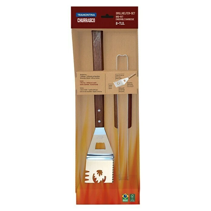 BAUHAUS Tramontina Churrasco Grillbesteck 2 -tlg., Edelstahl 3 BAUHAUS Tramontina Churrasco Grillbesteck 2 -tlg., Edelstahl