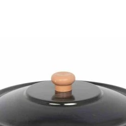 BAUHAUS Siena Garden Deckel Für Gulaschtopf Passend Für: Siena Garden Gulaschtopf 14l, Emaille, Schwarz -Bauhaus Shop 12 1486