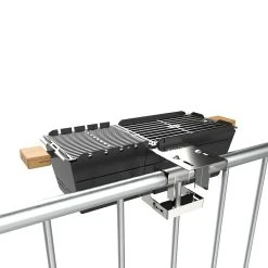 BAUHAUS Knister Balkonhalterung Edelstahl, Passend Für: Alle Knister Grills -Bauhaus Shop 12 1499