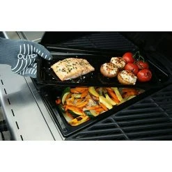 BAUHAUS Outdoorchef Grillrost-Set DGS Stahl, Porzellanemailliert, 2 -tlg. -Bauhaus Shop 12 1527