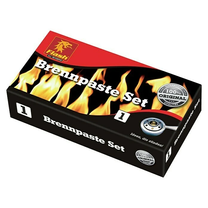BAUHAUS Flash Brennpaste Set Nettomasse: 80 G 3 BAUHAUS Flash Brennpaste Set Nettomasse: 80 G