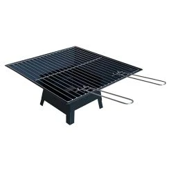 BAUHAUS Grillstar Holzkohlegrill Firebowl Schwarz, Hauptgrillfläche: 43 X 43 Cm, L X B X H: 45 X 45 X 34,5 Cm -Bauhaus Shop 12 1685