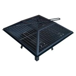 BAUHAUS Grillstar Holzkohlegrill Firebowl Schwarz, Hauptgrillfläche: 43 X 43 Cm, L X B X H: 45 X 45 X 34,5 Cm -Bauhaus Shop 12 1687