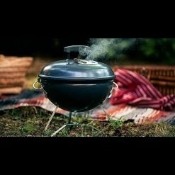 BAUHAUS Weber Go-Anywhere Holzkohlegrill Schwarz, Hauptgrillfläche: 42 X 26 Cm -Bauhaus Shop 12 1696