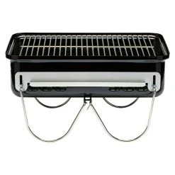 BAUHAUS Weber Go-Anywhere Holzkohlegrill Schwarz, Hauptgrillfläche: 42 X 26 Cm -Bauhaus Shop 12 1697