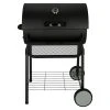BAUHAUS Grillstar Holzkohlegrill Grilltonne L X B X H: 71 X 109 X 87 Cm, Schwarz, Hauptgrillfläche: 64 X 43 Cm -Bauhaus Shop 12 1699