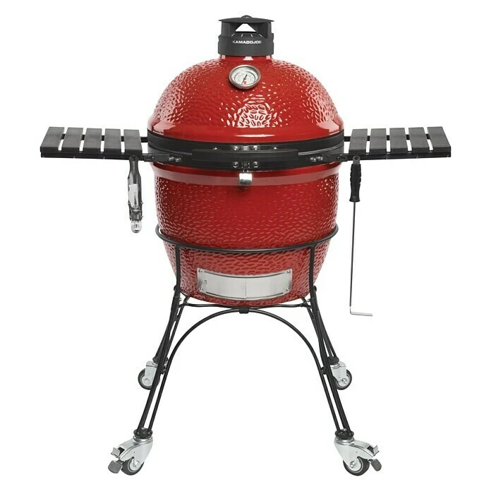 BAUHAUS Kamado Joe Holzkohlegrill CLASSIC II Rot, Hauptgrillfläche: Ø 46 Cm 4 BAUHAUS Kamado Joe Holzkohlegrill CLASSIC II Rot, Hauptgrillfläche: Ø 46 Cm – Bild 2
