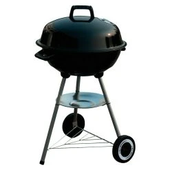 BAUHAUS Grillstar Kugelgrill Montana Schwarz, Hauptgrillfläche: Ø 46 Cm