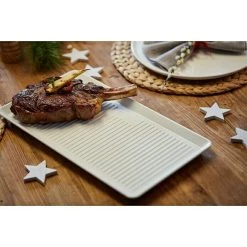 BAUHAUS Weber Serviertablett Porzellan L X B: 40,3 X 22,1 Cm, Porzellan, Weiß -Bauhaus Shop 12 176