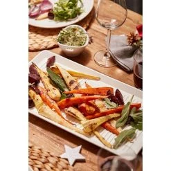 BAUHAUS Weber Serviertablett Porzellan L X B: 40,3 X 22,1 Cm, Porzellan, Weiß -Bauhaus Shop 12 177