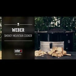 BAUHAUS Weber Räucherofen Smokey Mountain Cooker Schwarz, Hauptgrillfläche: 2 X Ø 47 Cm -Bauhaus Shop 12 1793