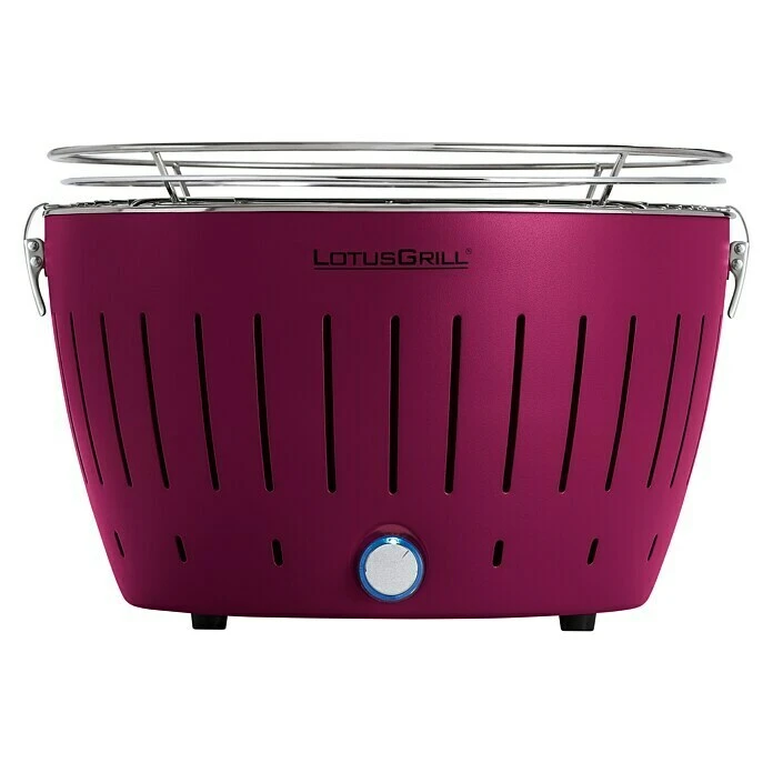 BAUHAUS LotusGrill Raucharmer Holzkohlegrill Classic Pflaumenlila, Hauptgrillfläche: Ø 32 Cm 4 BAUHAUS LotusGrill Raucharmer Holzkohlegrill Classic Pflaumenlila, Hauptgrillfläche: Ø 32 Cm – Bild 2