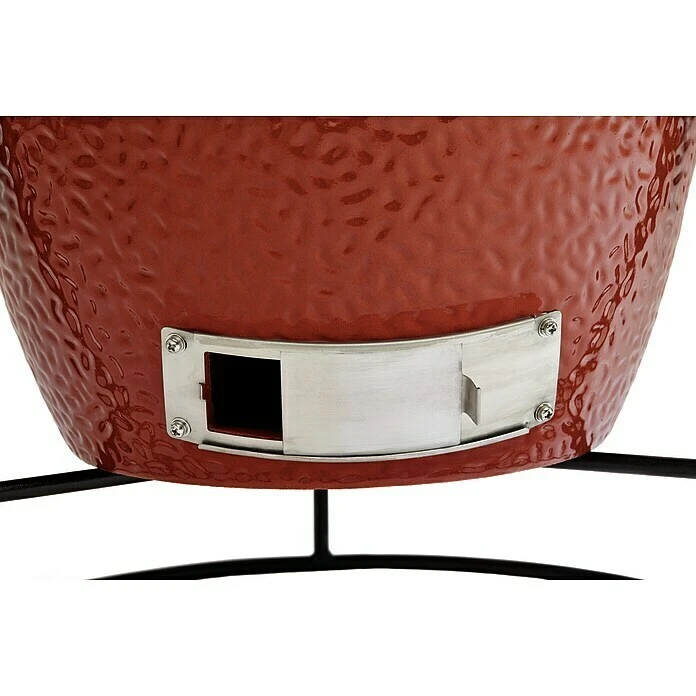 BAUHAUS Kamado Joe Holzkohlegrill JOE JUNIOR Rot, Hauptgrillfläche: Ø 34 Cm 6 BAUHAUS Kamado Joe Holzkohlegrill JOE JUNIOR Rot, Hauptgrillfläche: Ø 34 Cm – Bild 4