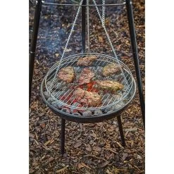 BAUHAUS Grillstar Schwenkgrill Louisiana Schwarz, Hauptgrillfläche: Ø 47 Cm -Bauhaus Shop 12 1851