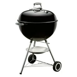 BAUHAUS Weber Kugelgrill One Touch Original Schwarz, Hauptgrillfläche: Ø 57 Cm