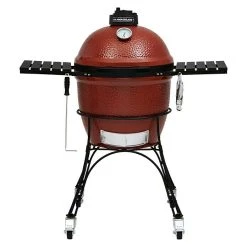 BAUHAUS Kamado Joe Holzkohlegrill CLASSIC Rot, Hauptgrillfläche: Ø 46 Cm