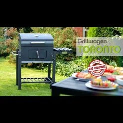 BAUHAUS Tepro Holzkohlegrill Toronto Basic Anthrazit, Hauptgrillfläche: 52 X 36 Cm 7 BAUHAUS Tepro Holzkohlegrill Toronto Basic Anthrazit, Hauptgrillfläche: 52 X 36 Cm -Bauhaus Shop 12 1900