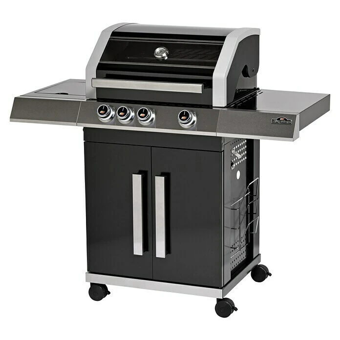 BAUHAUS Kingstone KMS Gasgrill Cliff 350-1 Anzahl Brenner: 3, Hauptgrillfläche: 59 X 45 Cm, 13,5 KW 3 BAUHAUS Kingstone KMS Gasgrill Cliff 350-1 Anzahl Brenner: 3, Hauptgrillfläche: 59 X 45 Cm, 13,5 KW