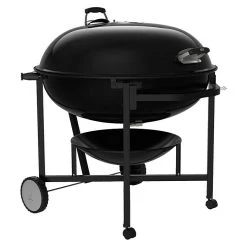 BAUHAUS Weber Kugelgrill Ranch Kettle Schwarz, Hauptgrillfläche: Ø 94 Cm