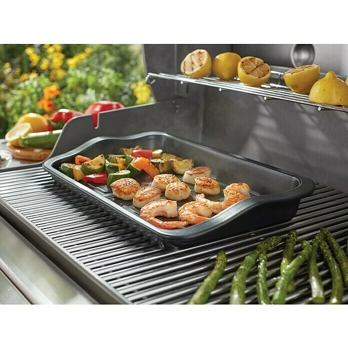 BAUHAUS Weber Grillplatte Keramik Keramik, L X B X H: 26,9 X 43,9 X 6,3 Cm 5 BAUHAUS Weber Grillplatte Keramik Keramik, L X B X H: 26,9 X 43,9 X 6,3 Cm – Bild 3