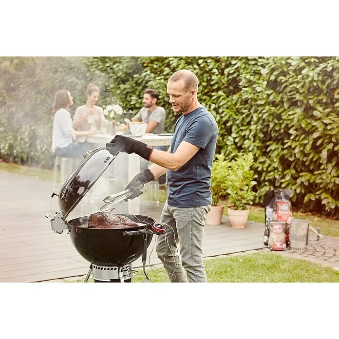 BAUHAUS Weber Master-Touch GBS Kugelgrill Premium E-5770 Schwarz/Silber, Hauptgrillfläche: Ø 54 Cm 7 BAUHAUS Weber Master-Touch GBS Kugelgrill Premium E-5770 Schwarz/Silber, Hauptgrillfläche: Ø 54 Cm – Bild 5