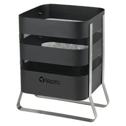 BAUHAUS Tepro Feuerkorb Milburn L X B X H: 36 X 42 X 49,5 Cm, Schwarz