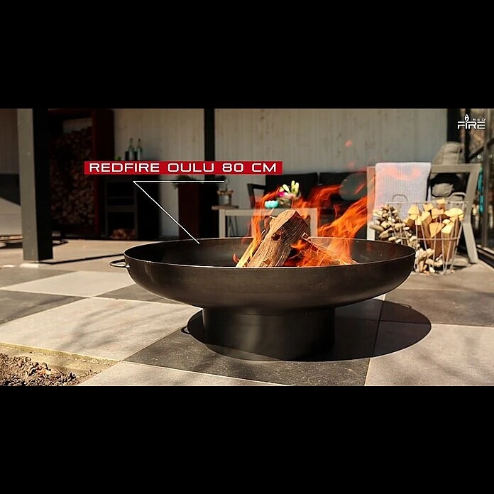 BAUHAUS RedFire Feuerschale Oulu Durchmesser: 80 Cm, Stahl 5 BAUHAUS RedFire Feuerschale Oulu Durchmesser: 80 Cm, Stahl – Bild 3