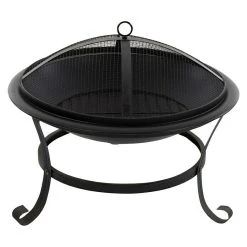 BAUHAUS RedFire Feuerschale Atlanta Durchmesser: 51 Cm, Stahl