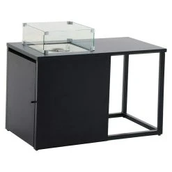 BAUHAUS MWH Feuerstelle Palermo 55 X 100 X 79 Cm, Aluminium, Schwarz