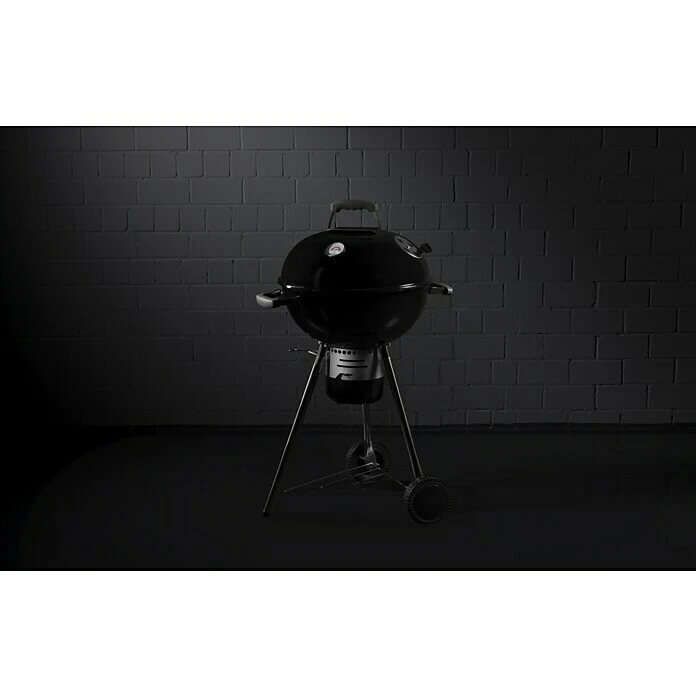 BAUHAUS Kingstone Kugelgrill Bullet 47 Schwarz, Hauptgrillfläche: Ø 47 Cm 4 BAUHAUS Kingstone Kugelgrill Bullet 47 Schwarz, Hauptgrillfläche: Ø 47 Cm – Bild 2