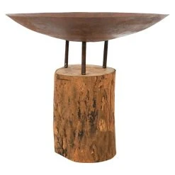 BAUHAUS RedFire Feuerschale Logger Durchmesser: 57 Cm, Stahl