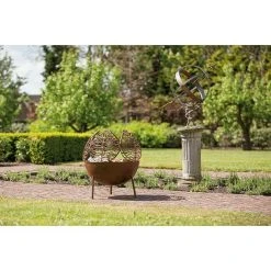 BAUHAUS RedFire Feuerkorb Narfi Ø X H: 47 X 53, Rostbraun -Bauhaus Shop 12 655