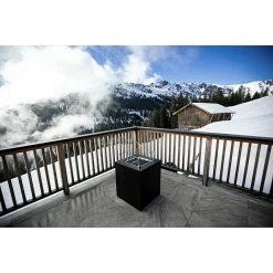 BAUHAUS MWH Feuerstelle Palermo 55 X 55 X 79 Cm, Aluminium, Schwarz -Bauhaus Shop 12 704