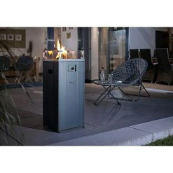 BAUHAUS Feuersäule L X B X H: 37,1 X 37,1 X 94,8 Cm, Anthrazit -Bauhaus Shop 12 710