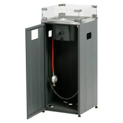 BAUHAUS Feuersäule L X B X H: 37,1 X 37,1 X 94,8 Cm, Anthrazit -Bauhaus Shop 12 712