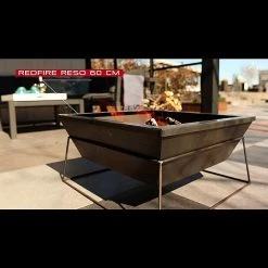 BAUHAUS RedFire Feuerschale Reso L X B X H: 60 X 60 X 35 Cm, Stahl -Bauhaus Shop 12 732