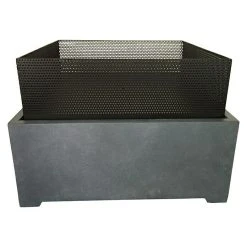 BAUHAUS Elite Feuerschale L X B X H: 57 X 57 X 40 Cm, Clayfibre