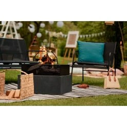 BAUHAUS Elite Feuerschale L X B X H: 57 X 57 X 40 Cm, Clayfibre -Bauhaus Shop 12 756