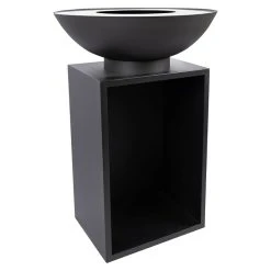 BAUHAUS RedFire Feuerschale Onyx Durchmesser: 80 Cm, Stahl