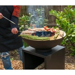 BAUHAUS RedFire Feuerschale Onyx Durchmesser: 80 Cm, Stahl -Bauhaus Shop 12 779