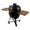 BAUHAUS Kingstone Holzkohlegrill Kamado 51 Schwarz, Hauptgrillfläche: Ø 51,5 Cm -Bauhaus Shop 12 91