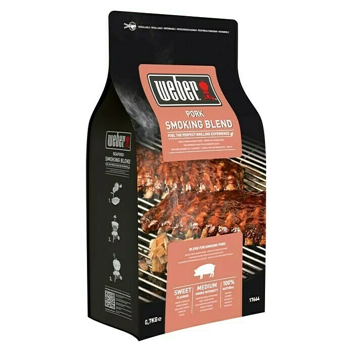 BAUHAUS Weber Räucherchips Geeignet Für: Schweinefleisch, 700 G 3 BAUHAUS Weber Räucherchips Geeignet Für: Schweinefleisch, 700 G