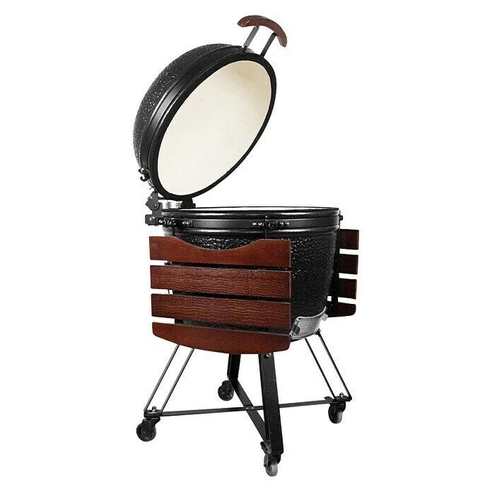 BAUHAUS Kingstone Holzkohlegrill Kamado 51 Schwarz, Hauptgrillfläche: Ø 51,5 Cm 7 BAUHAUS Kingstone Holzkohlegrill Kamado 51 Schwarz, Hauptgrillfläche: Ø 51,5 Cm – Bild 5